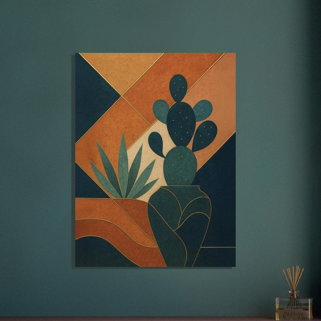 Abstract Desert Cactus
