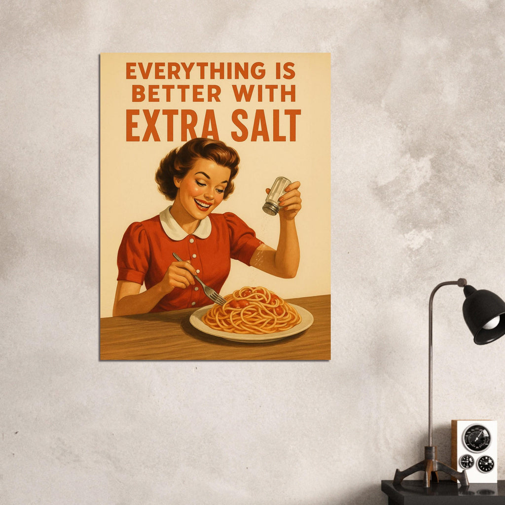 Retro Housewife Cooking