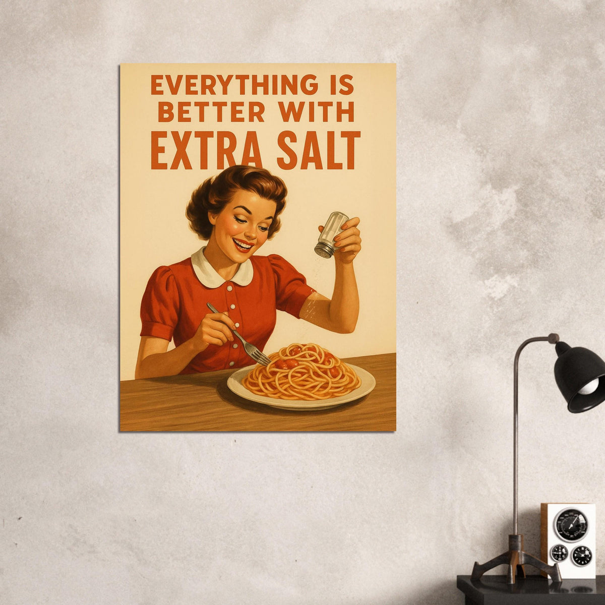 Retro Housewife Cooking