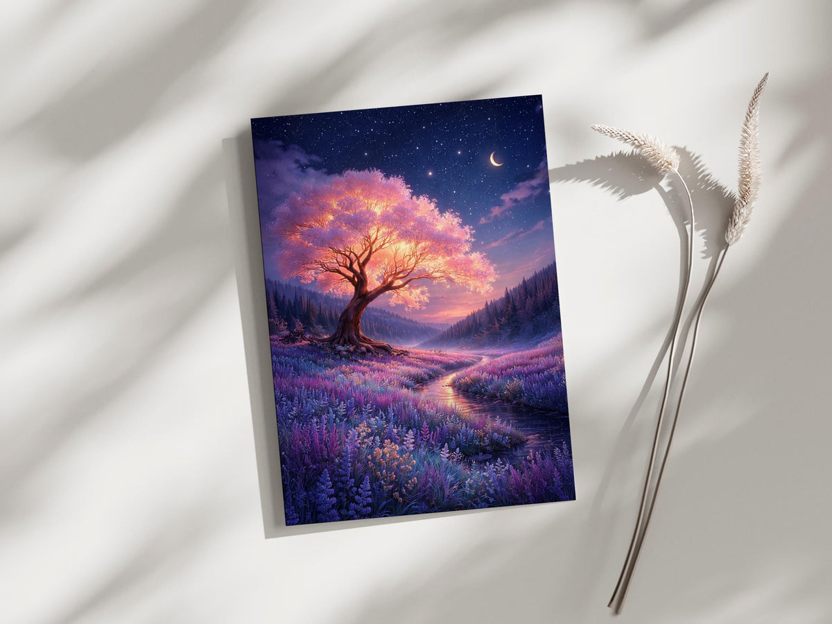 Pink Gold Tree of Life