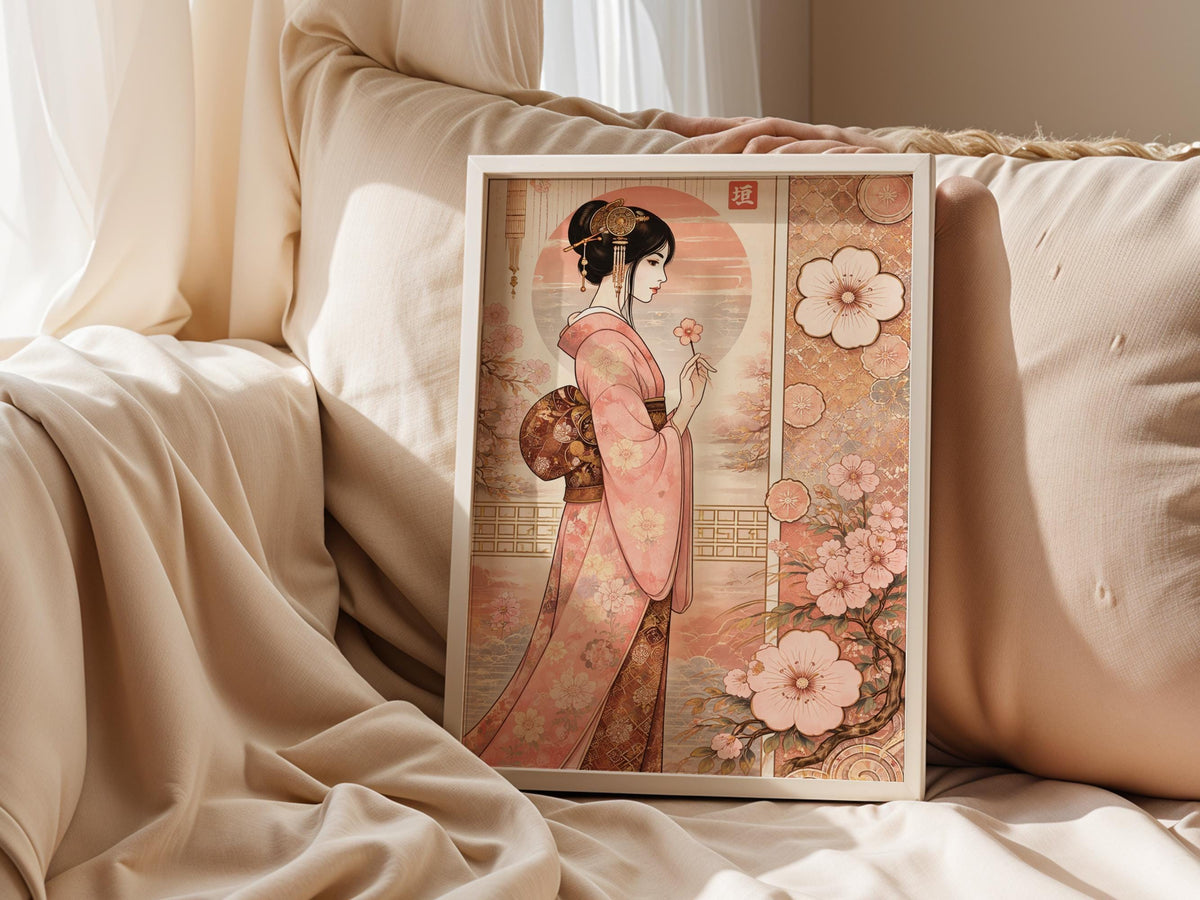Pastel Sakura Woman