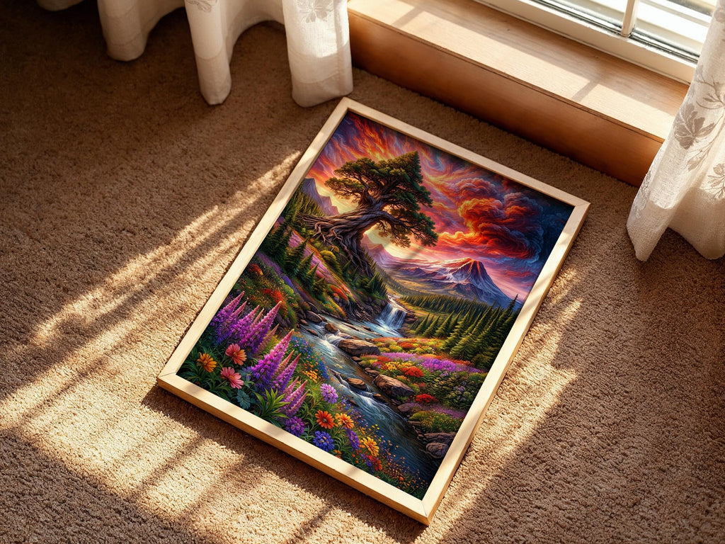 Colorful Mountain River