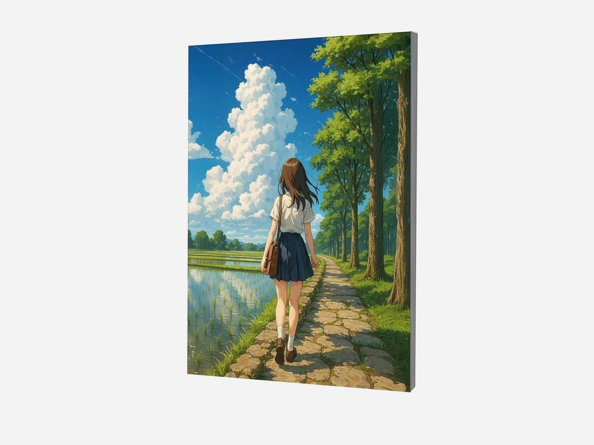 Anime Summer Countryside Girl