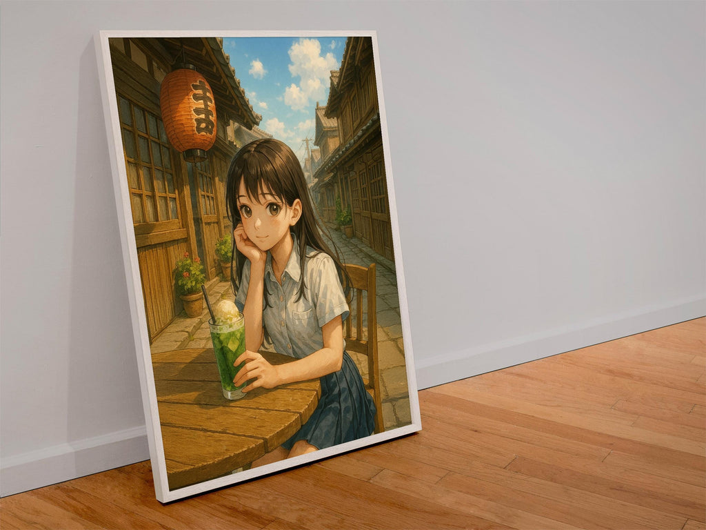 Cozy Anime Cafe Girl