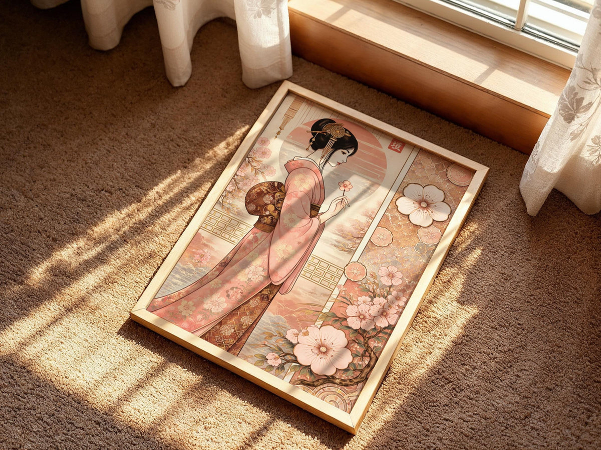 Pastel Sakura Woman
