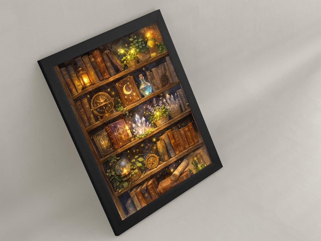 Magical Vintage Bookshelf