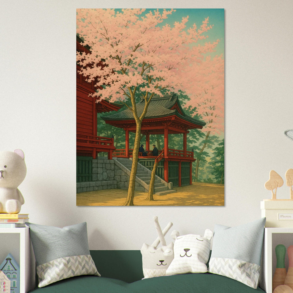 Kyoto Cherry Blossom Temple