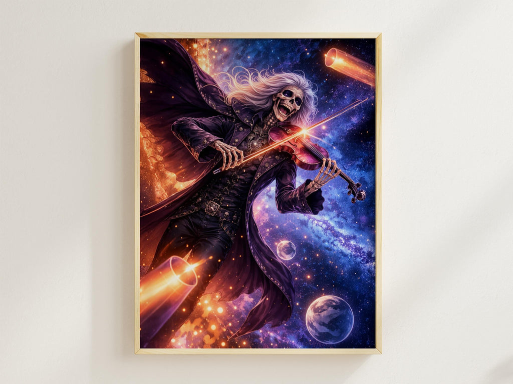 Cosmic Skeleton Violinist