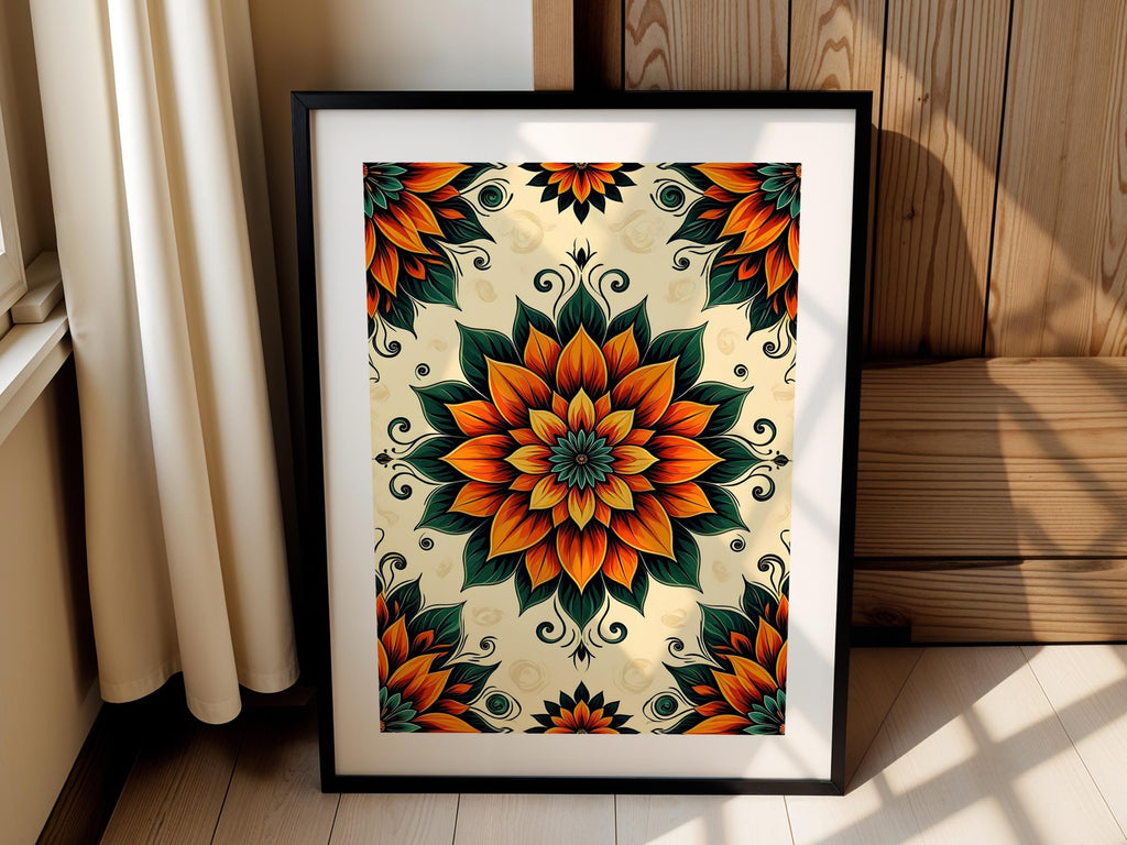 Floral Botanical Mandala