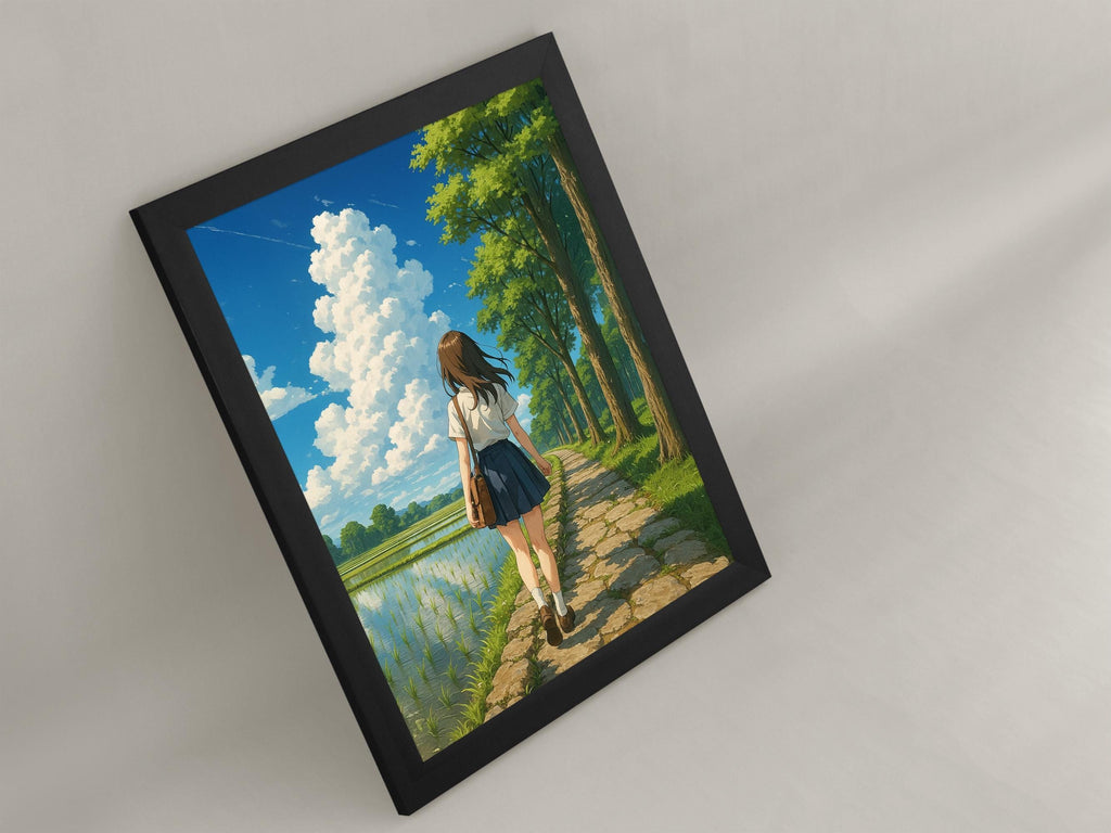 Anime Summer Countryside Girl