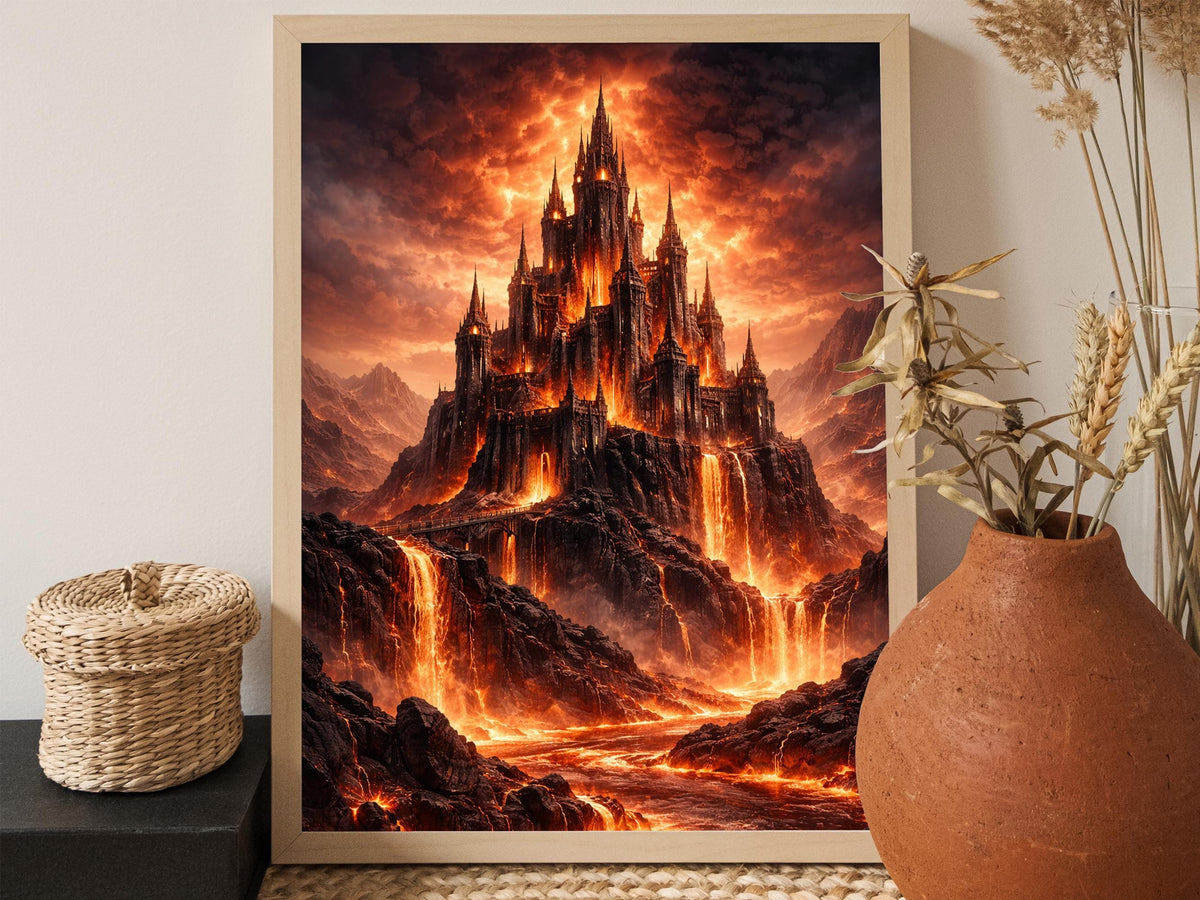 Fiery Lava Castle