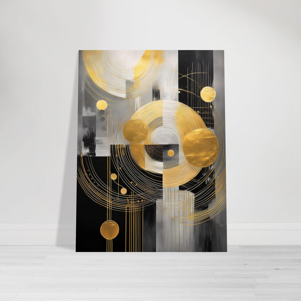 Gold Black Geometry