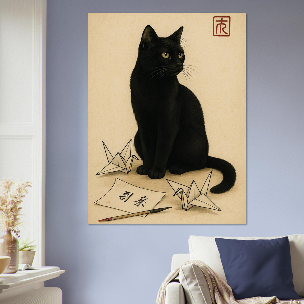 Origami Cat Portrait