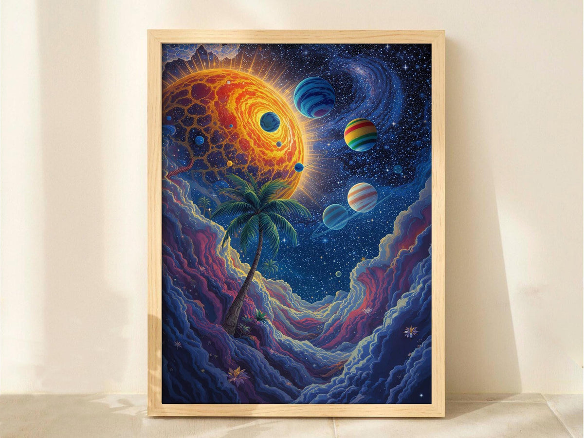 Surreal Cosmic Planets