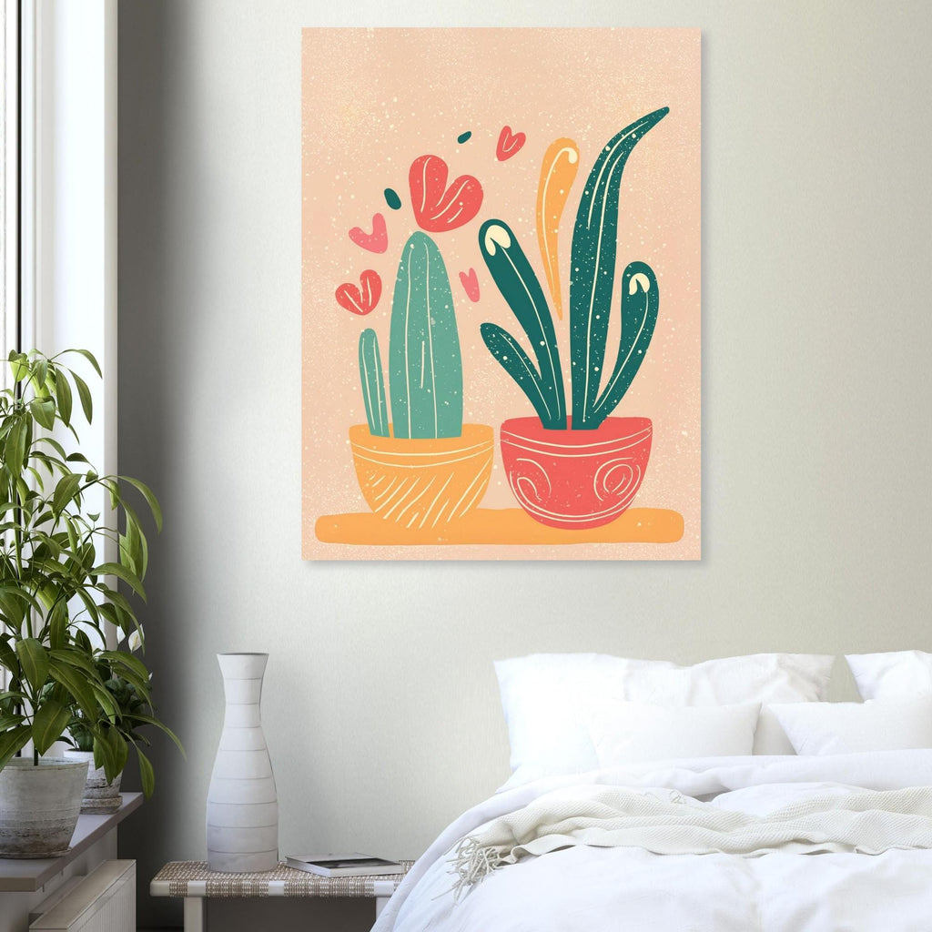 Modern Colorful Cactus