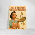 Retro Cookie Baking Woman