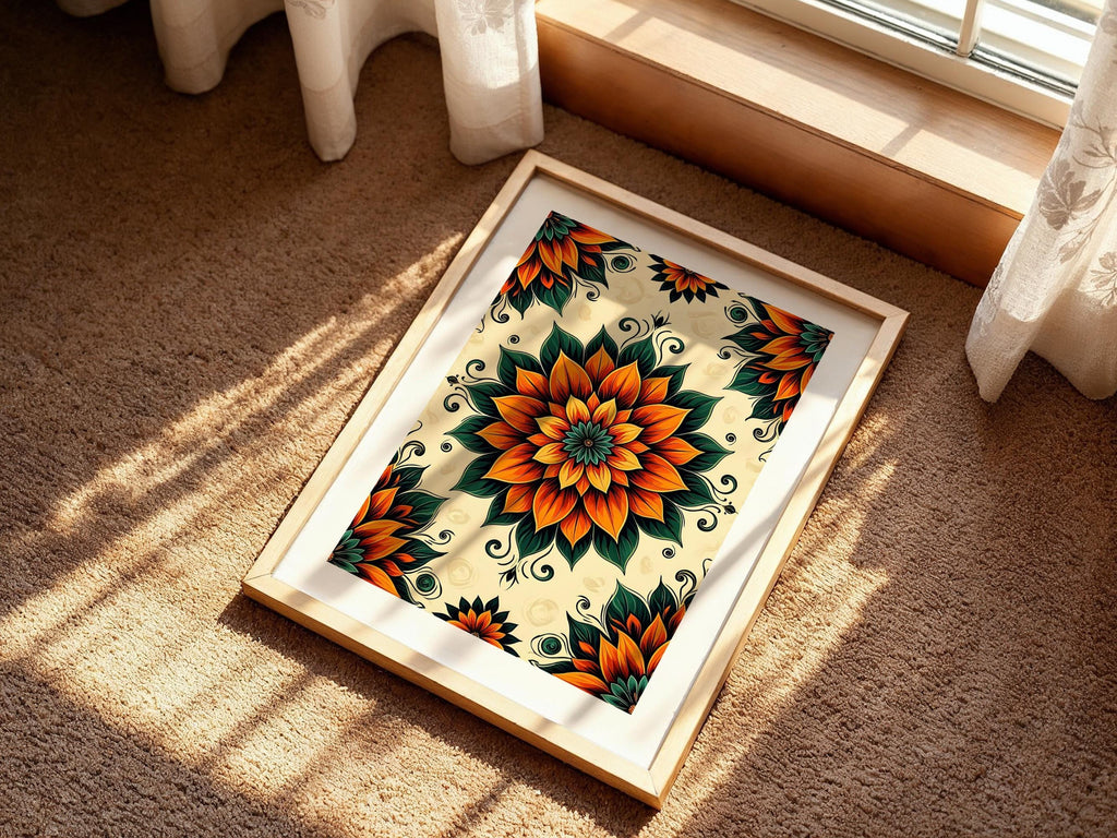Floral Botanical Mandala