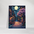 Moonlit Japanese Street