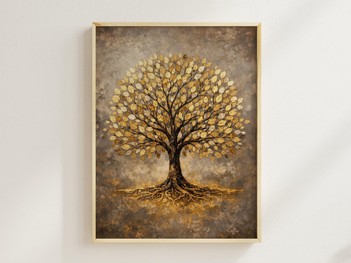 Golden Leaf Tree of Life