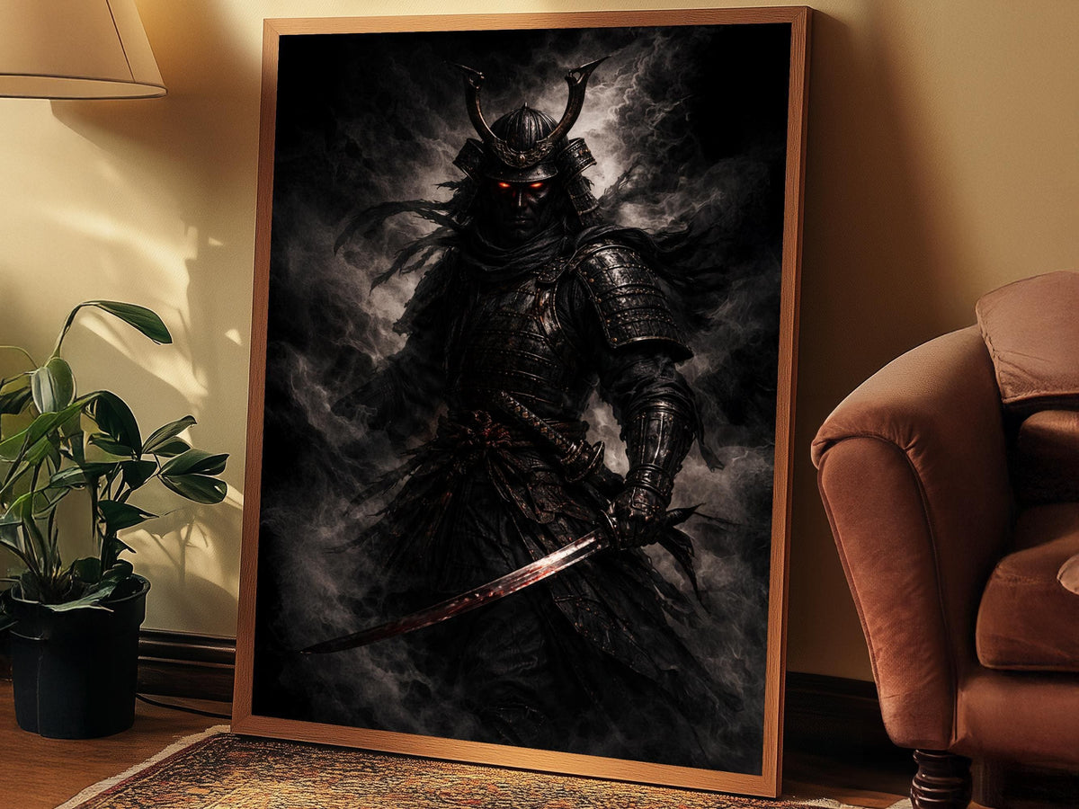 Dark Moon Samurai Warrior