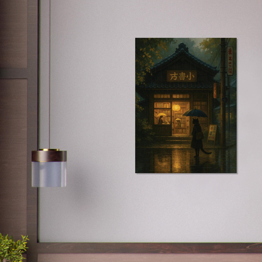 Rainy Japanese Bookstore