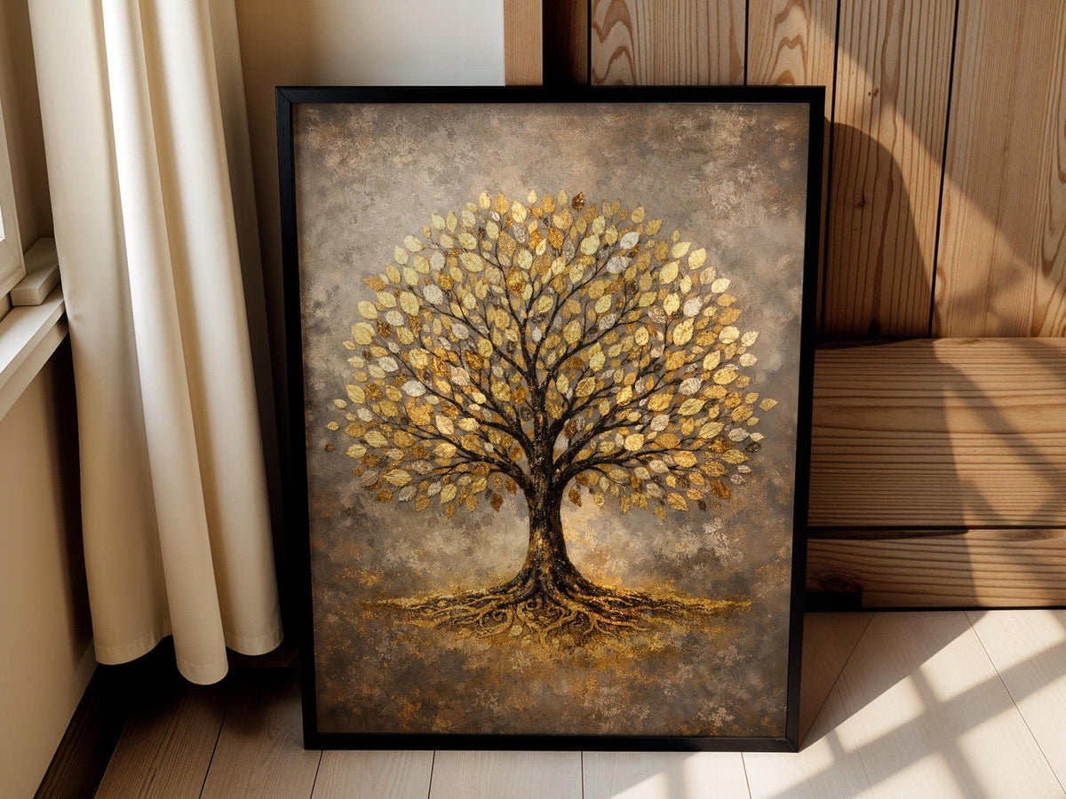 Golden Leaf Tree of Life