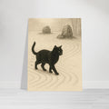 Black Cat Zen Garden
