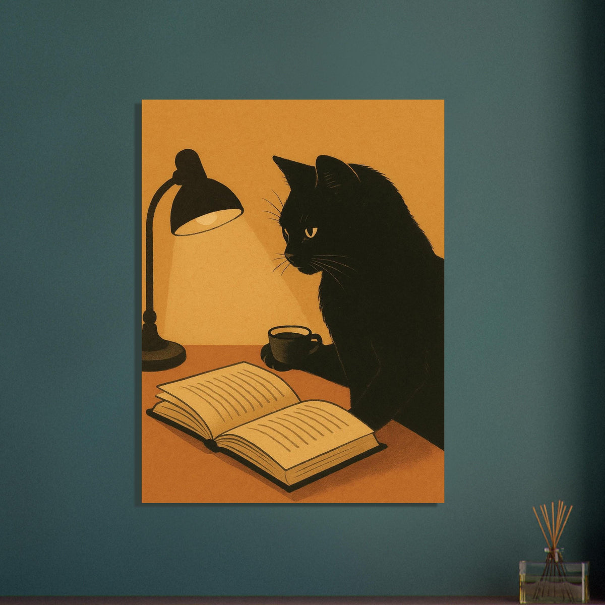 Reading Bookshop Cat
