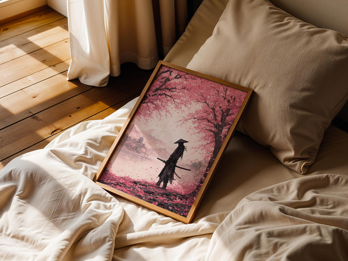 Japanese Samurai Mount Fuji