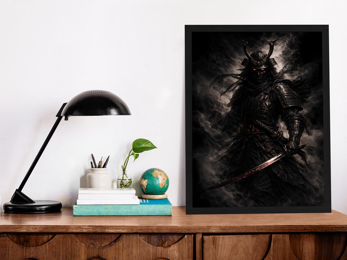 Dark Moon Samurai Warrior
