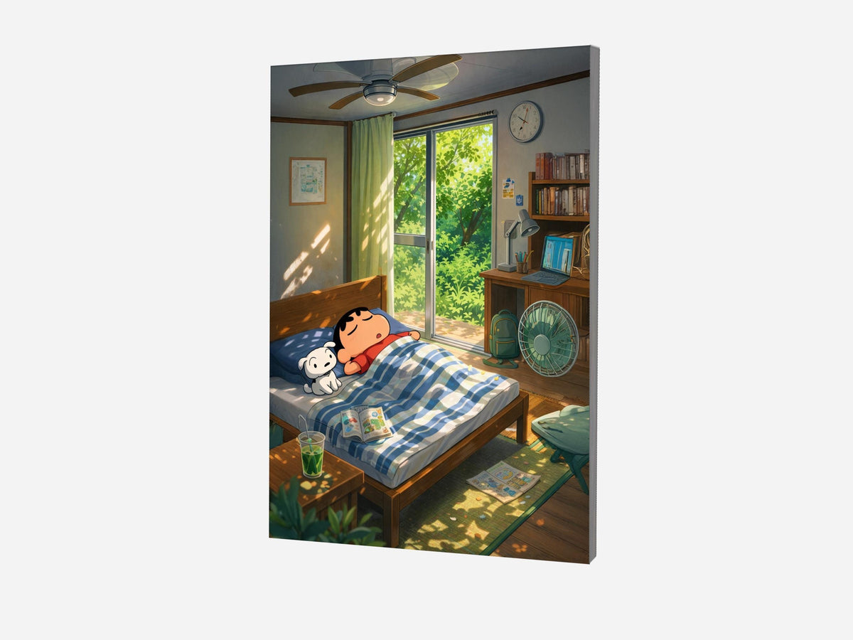 Cozy Illustrated Bedroom