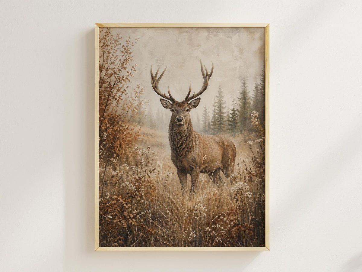 Majestic Meadow Stag