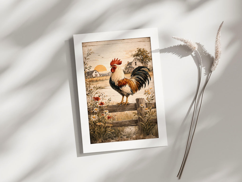 Rustic Farmhouse Rooster