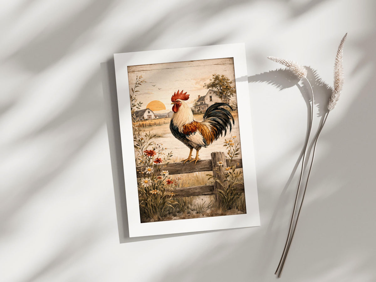 Rustic Farmhouse Rooster