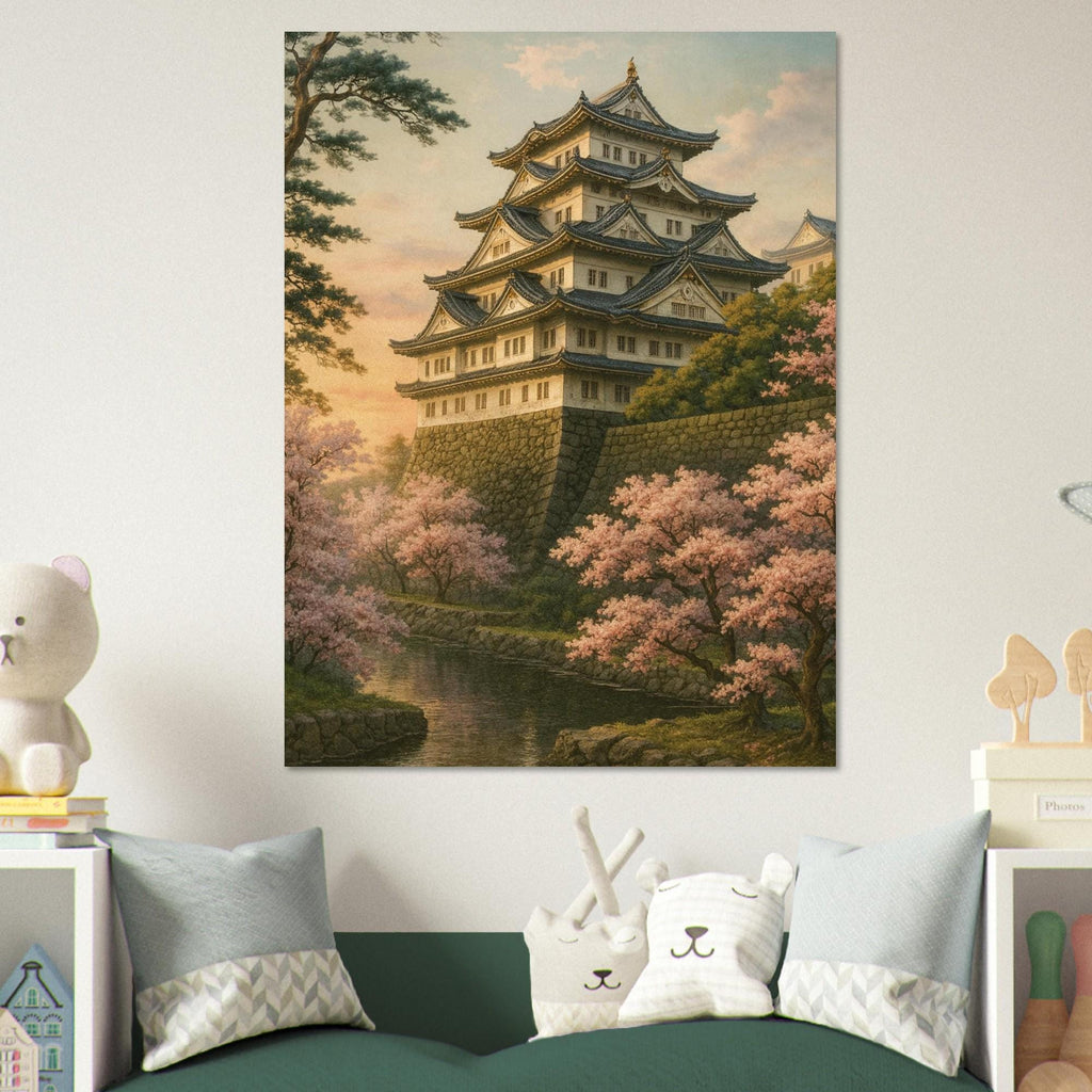 Japanese Cherry Blossom Castle