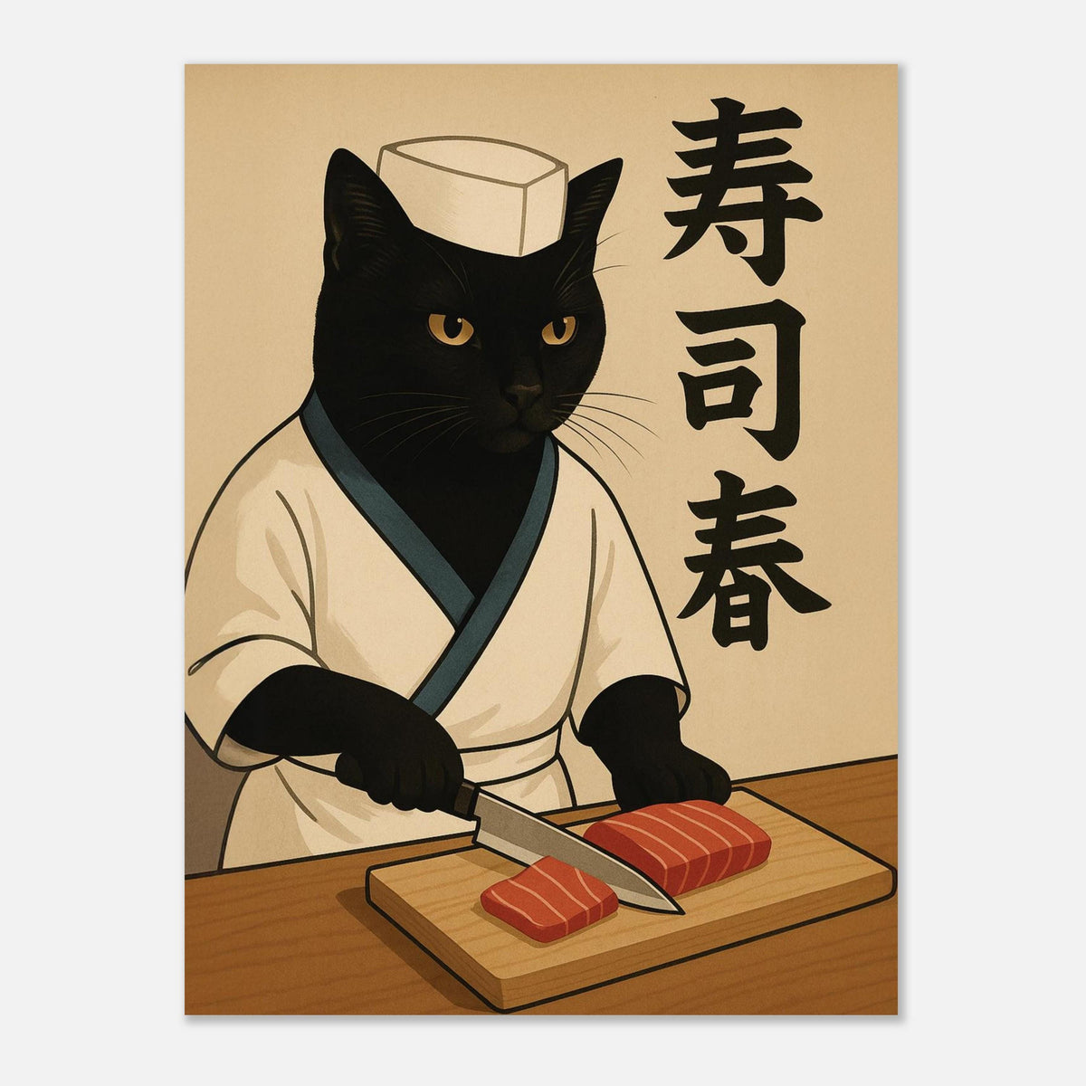 Sushi Chef Cat
