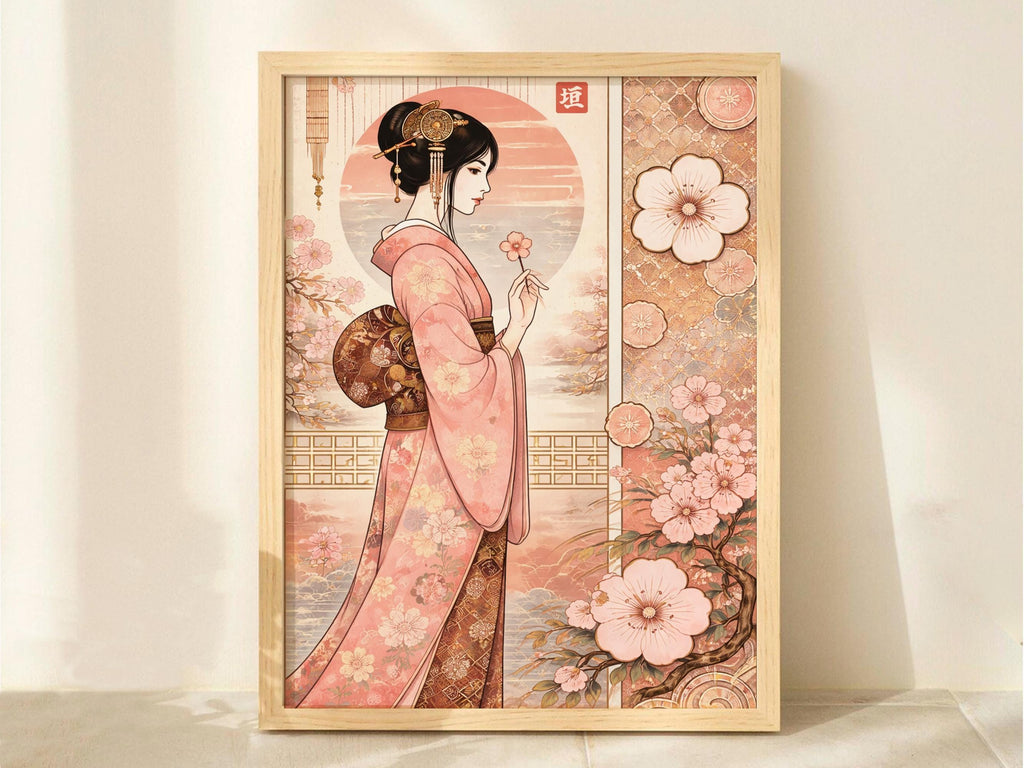 Pastel Sakura Woman