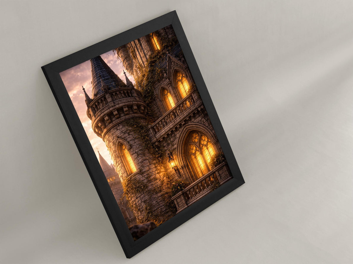 Gothic Stone Castle Tower