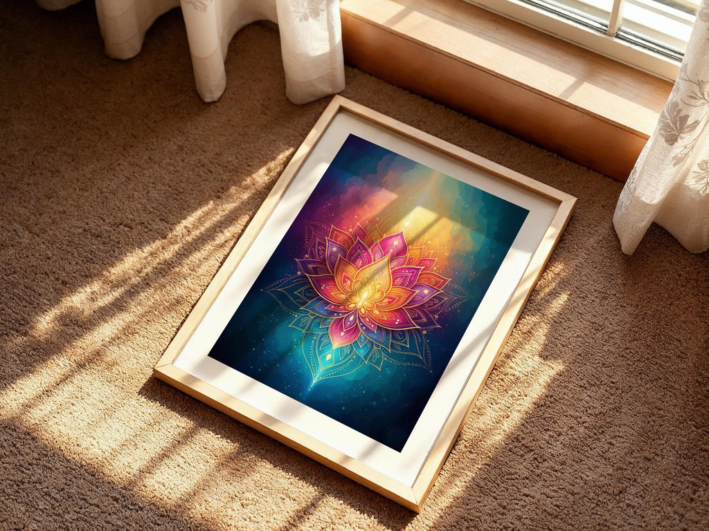 Rainbow Lotus Mandala