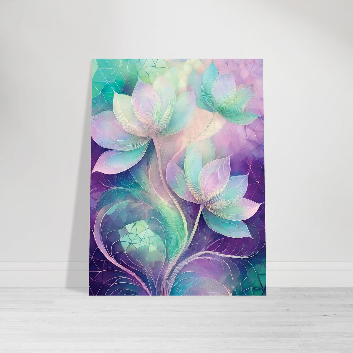 Pastel Lotus Flowers