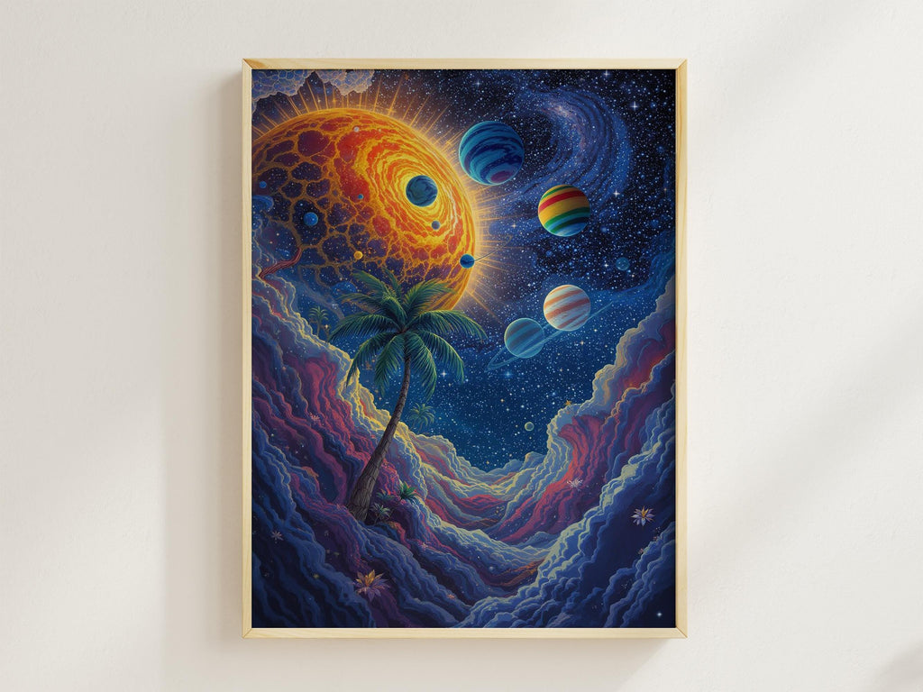 Surreal Cosmic Planets