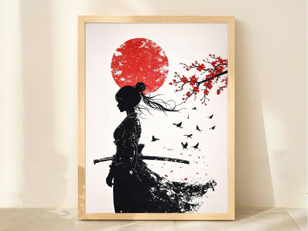 Sakura Samurai Silhouette
