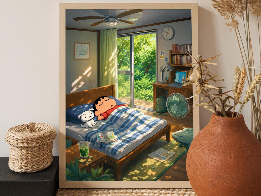 Cozy Illustrated Bedroom