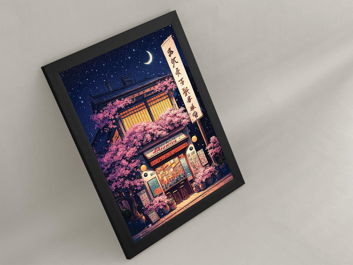 Cozy Sakura Anime Cafe