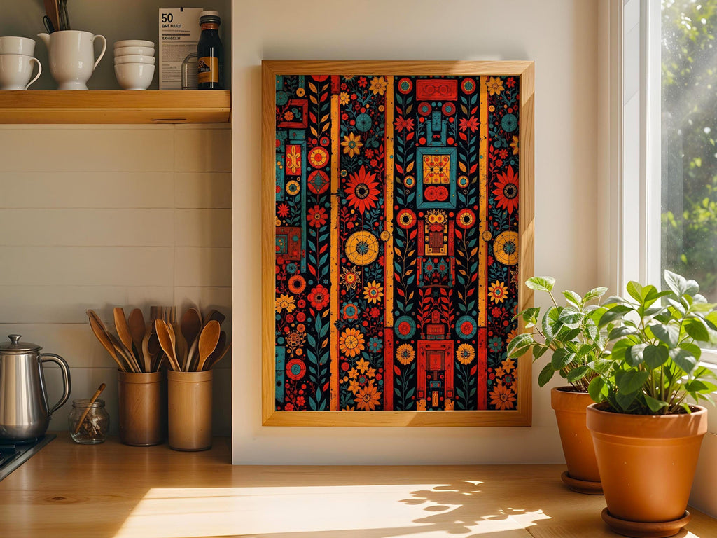 Colorful Boho Floral Pattern