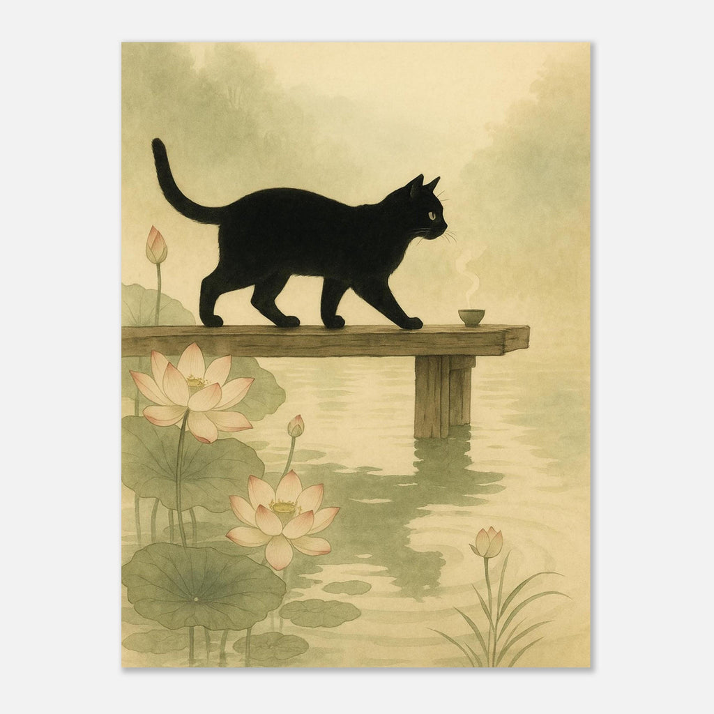 Black Cat Lotus Pond