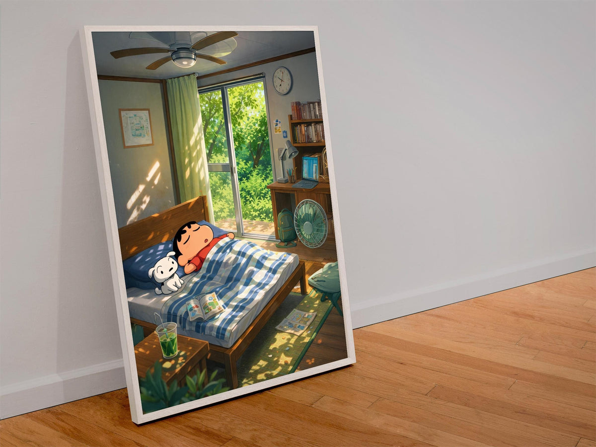 Cozy Illustrated Bedroom