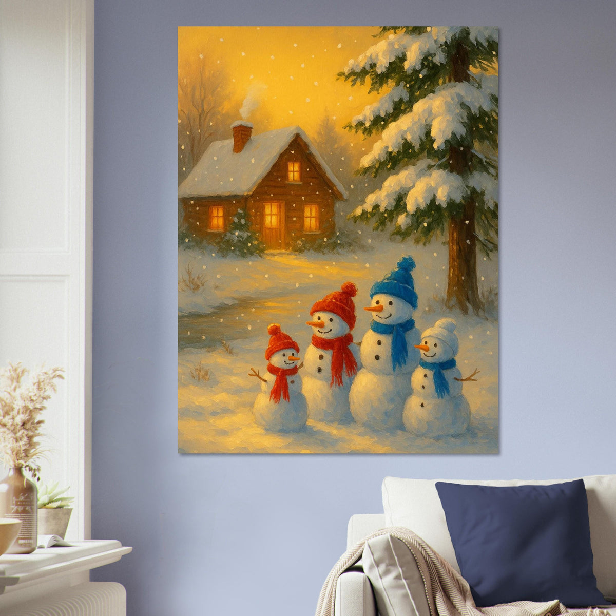 Family Snowmen