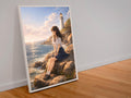 Anime Coastal Lighthouse Girl