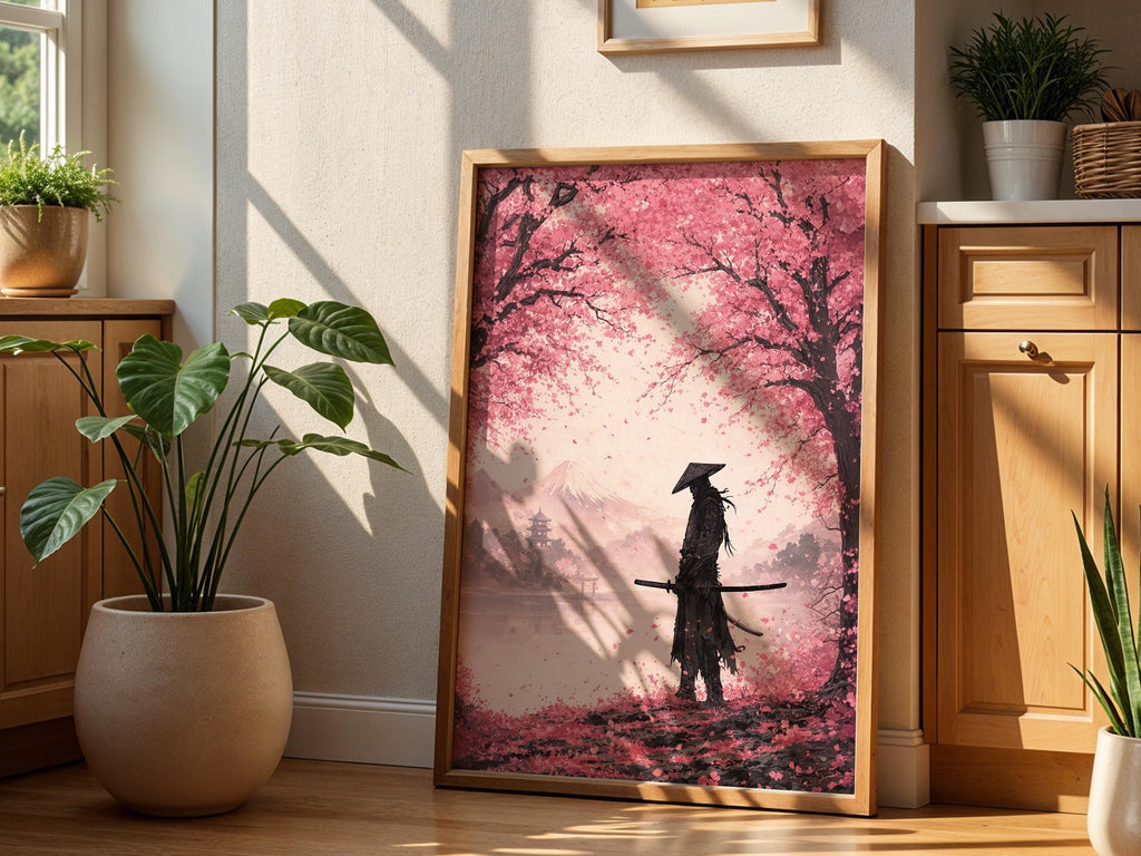 Japanese Samurai Mount Fuji